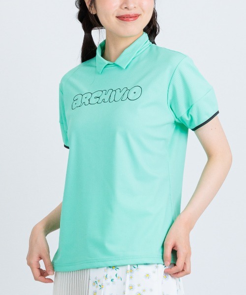 archivio（アルチビオ）の「＜LADIES>立体スリーブ襟付きプルオーバー（Tシャツ/カットソー・レディース・オレンジ/ベージュ/ホワイト/ライトグリーン・L/M/S）」の12枚目の写真