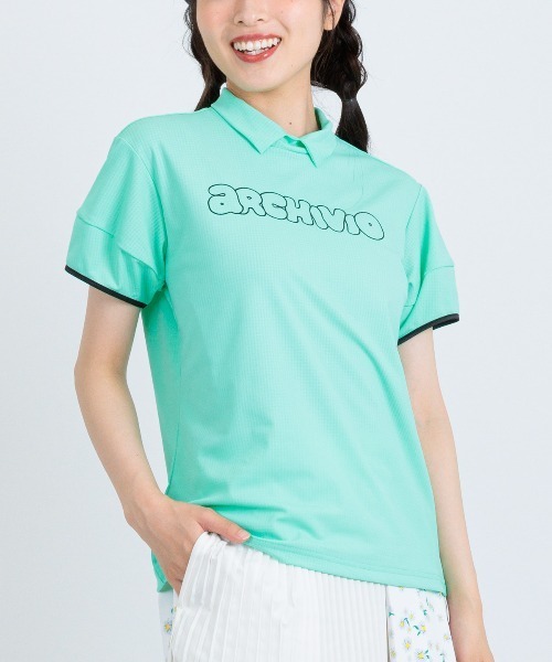 archivio（アルチビオ）の「＜LADIES>立体スリーブ襟付きプルオーバー（Tシャツ/カットソー・レディース・オレンジ/ベージュ/ホワイト/ライトグリーン・L/M/S）」の16枚目の写真