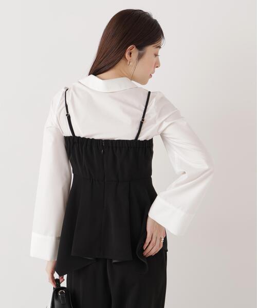PROPORTION BODY DRESSING（プロポーションボディドレッシング）の「＜ウォッシャブル＞＜ａ＞フレアースリーブシャツ / 1216119202（シャツ/ブラウス・レディース・ホワイト/ブルー・FREE）」の11枚目の写真