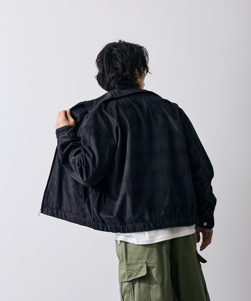 improves(インプローブス)の「フェイクスエード スイングトップ(ブルゾン・メンズ・ベージュ・MEDIUM/LARGE)」の15枚目の写真