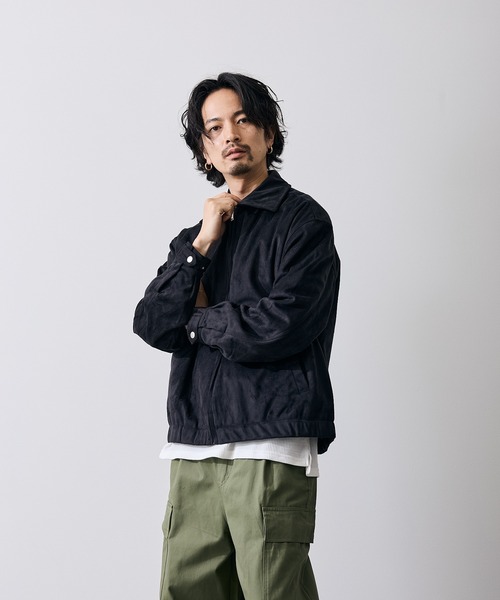 improves(インプローブス)の「フェイクスエード スイングトップ(ブルゾン・メンズ・ベージュ・MEDIUM/LARGE)」の11枚目の写真
