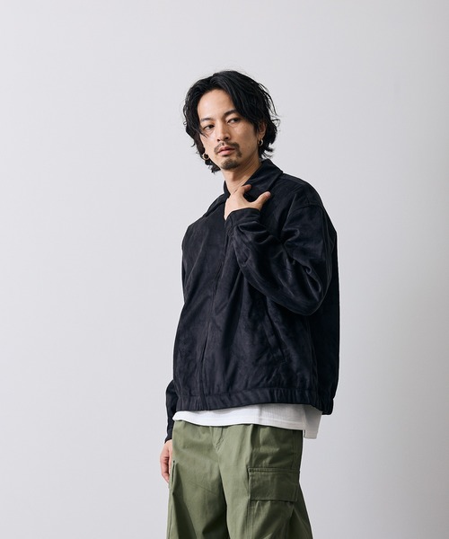 improves(インプローブス)の「フェイクスエード スイングトップ(ブルゾン・メンズ・ベージュ・MEDIUM/LARGE)」の10枚目の写真