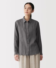 セール】〔MUJI Labo〕紳士 ウール混レギュラーカラーシャツ（シャツ