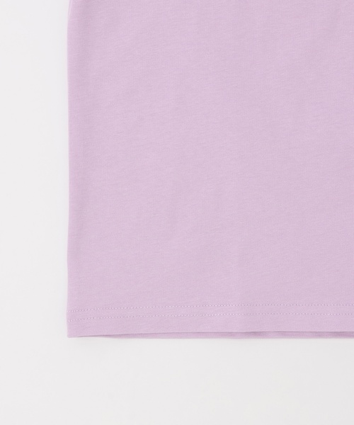 X-girl Stages（エックスガールステージス）の「ラインストーンロゴ 半袖Tシャツ（Tシャツ/カットソー・キッズ・ラベンダー/ブラック・90cm/100cm/110cm/120cm/130cm/140cm）」の6枚目の写真