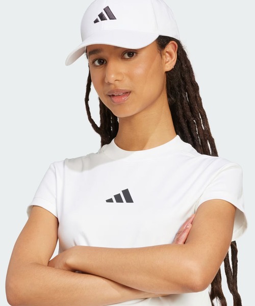 adidas（アディダス）の「adidas/アディダス Ｗ  ＺＮＥ ＢＢ Ｔシャツ KKK37（Tシャツ/カットソー・レディース・ホワイト×ブラック/グレー×ホワイト・M/L）」の7枚目の写真