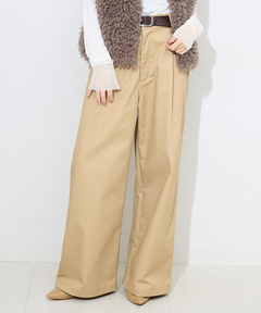 セール】チノタックワイドパンツ（チノパンツ）｜SLOBE IENA