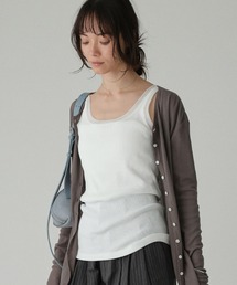 BABYLONE | チュールリブタンクトップ(タンクトップ)