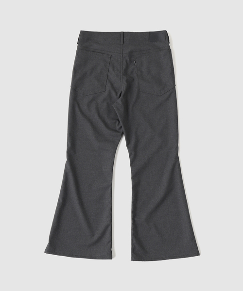 JIEDA(ジエダ)の「JIEDA / ジエダ FLARE PANTS(スラックス・メンズ・ブラック/グレー・1)」の3枚目の写真