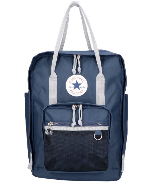 CONVERSE(コンバース)の「【CONVERSE/コンバース】RETRO SCHOOL BACKPACK / レトロスクールバッグ(バックパック/リュック・メンズ・ブラック/ネイビー/パープル/ピンク/グリーン・FREE)」の3枚目の写真
