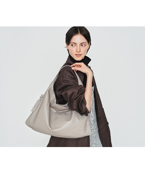 genten(ゲンテン)の「フェザートートバッグ ワンショルダーバッグ(ショルダーバッグ・レディース・ライトグレー/ブラック・FREE)」の1枚目の写真