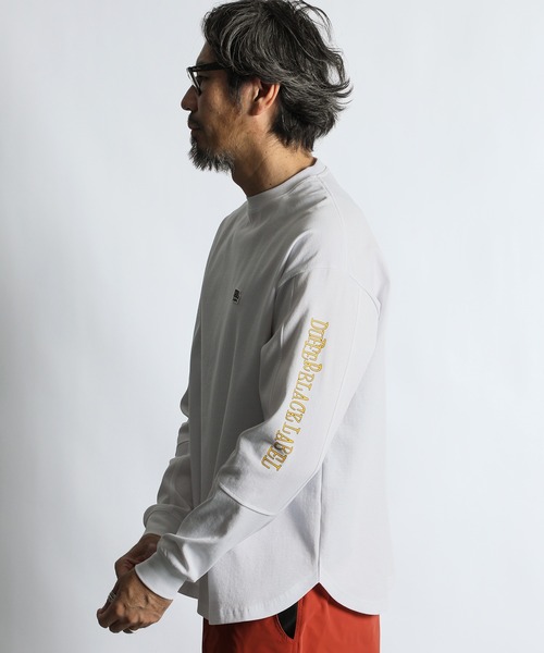 セール】〔BLACK LABEL〕SORONA PONTE PRINT LONG SLEEVE TEE：ソロナ