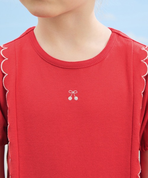 combimini（コンビミニ）の「半袖Tシャツ（さくらんぼ）（Tシャツ/カットソー・キッズ・レッド/ネイビー・80/90/100/110/120）」の12枚目の写真