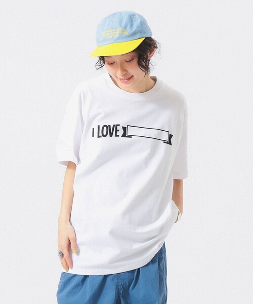 Champion(チャンピオン)の「【別注】Champion / プリント Tシャツ(Tシャツ/カットソー・レディース・ブルー/ブラック/ホワイト・X-SMALL/SMALL)」の9枚目の写真