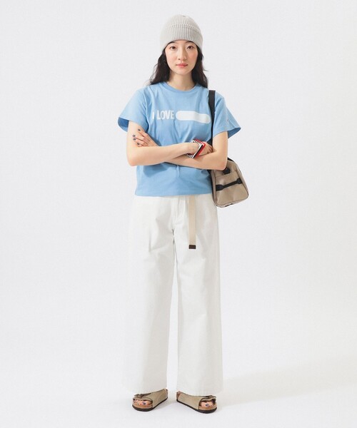 Champion(チャンピオン)の「【別注】Champion / プリント Tシャツ(Tシャツ/カットソー・レディース・ブルー/ブラック/ホワイト・X-SMALL/SMALL)」の7枚目の写真