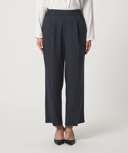 A DAY IN THE LIFE UNITED ARROWS(アデイインザライフユナイテッドアローズ)の「ベルトベスト+ワイドパンツ ‐ウォッシャブル‐<A DAY IN THE LIFE>(スラックス・レディース・ベージュ/ネイビー/グレー系・FREE)」の9枚目の写真