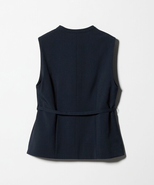 A DAY IN THE LIFE UNITED ARROWS(アデイインザライフユナイテッドアローズ)の「ベルトベスト+ワイドパンツ ‐ウォッシャブル‐<A DAY IN THE LIFE>(スラックス・レディース・ベージュ/ネイビー/グレー系・FREE)」の14枚目の写真