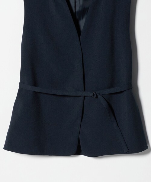 A DAY IN THE LIFE UNITED ARROWS(アデイインザライフユナイテッドアローズ)の「ベルトベスト+ワイドパンツ ‐ウォッシャブル‐<A DAY IN THE LIFE>(スラックス・レディース・ベージュ/ネイビー/グレー系・FREE)」の17枚目の写真