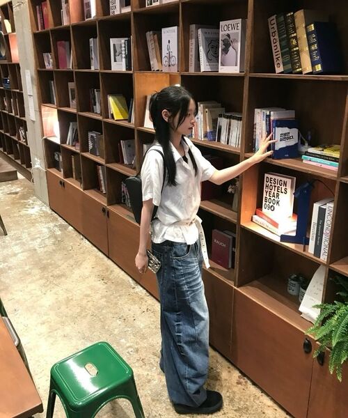 IDWS（アイドンワナセル）の「Axel Denim Balloon Pants Dark Indigo（デニムパンツ・レディース・その他・0/1/2）」の12枚目の写真