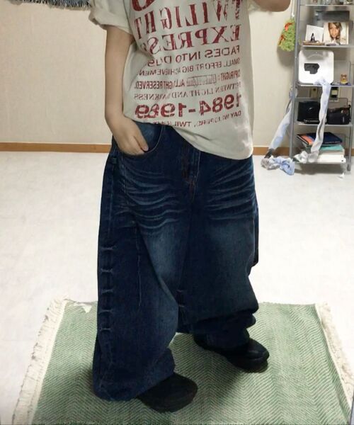 IDWS（アイドンワナセル）の「Axel Denim Balloon Pants Dark Indigo（デニムパンツ・レディース・その他・0/1/2）」の14枚目の写真