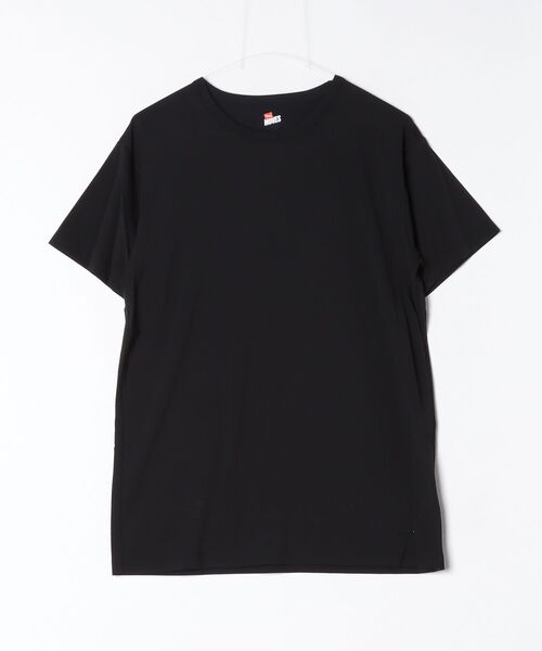 HANES(ヘインズ)の「【Hanes/ヘインズ】メンズ Hanes MOVES ナイロンメッシュ クルーネックTシャツ(Tシャツ/カットソー・メンズ・ブラック/ホワイト・M/LL/L)」の19枚目の写真