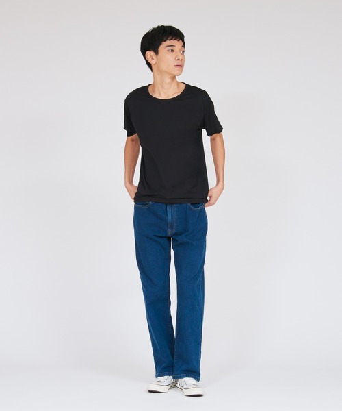 HANES(ヘインズ)の「【Hanes/ヘインズ】メンズ Hanes MOVES ナイロンメッシュ クルーネックTシャツ(Tシャツ/カットソー・メンズ・ブラック/ホワイト・M/LL/L)」の16枚目の写真