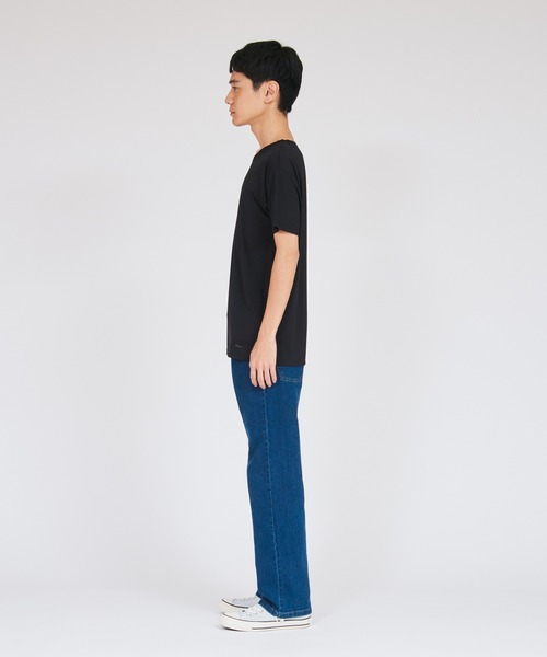 HANES(ヘインズ)の「【Hanes/ヘインズ】メンズ Hanes MOVES ナイロンメッシュ クルーネックTシャツ(Tシャツ/カットソー・メンズ・ブラック/ホワイト・M/LL/L)」の17枚目の写真