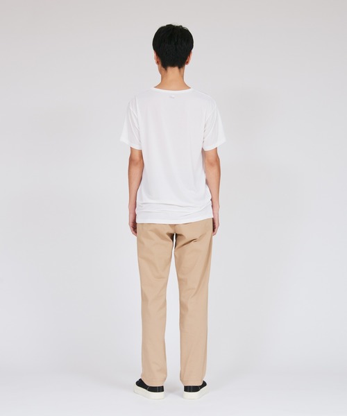 HANES(ヘインズ)の「【Hanes/ヘインズ】メンズ Hanes MOVES ナイロンメッシュ クルーネックTシャツ(Tシャツ/カットソー・メンズ・ブラック/ホワイト・M/LL/L)」の10枚目の写真