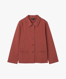 agnes b.（アニエスベー）の「コットン ジャージー 長袖 ジャケット "Mandarin"（ダウンジャケット/コート）」