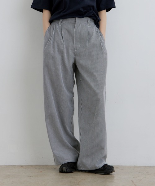 flaner(フラネ)の「Loose assort work pants / ルーズアソートワークパンツ(その他パンツ・レディース・ホワイト/グレー・MEDIUM/LARGE)」の4枚目の写真