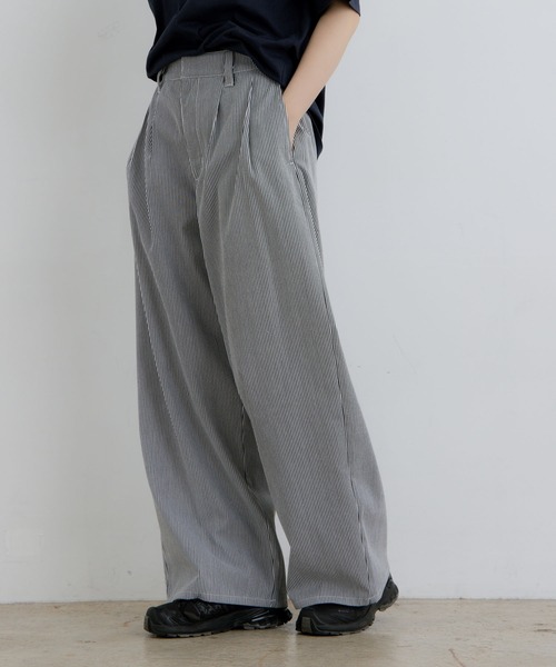flaner(フラネ)の「Loose assort work pants / ルーズアソートワークパンツ(その他パンツ・レディース・ホワイト/グレー・MEDIUM/LARGE)」の5枚目の写真