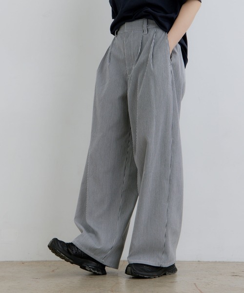 flaner(フラネ)の「Loose assort work pants / ルーズアソートワークパンツ(その他パンツ・レディース・ホワイト/グレー・MEDIUM/LARGE)」の6枚目の写真