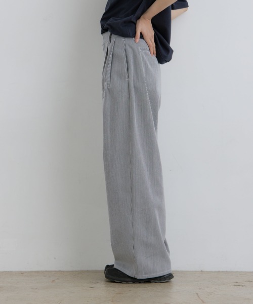 flaner(フラネ)の「Loose assort work pants / ルーズアソートワークパンツ(その他パンツ・レディース・ホワイト/グレー・MEDIUM/LARGE)」の7枚目の写真