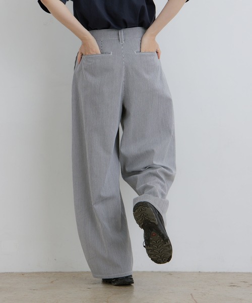 flaner(フラネ)の「Loose assort work pants / ルーズアソートワークパンツ(その他パンツ・レディース・ホワイト/グレー・MEDIUM/LARGE)」の9枚目の写真