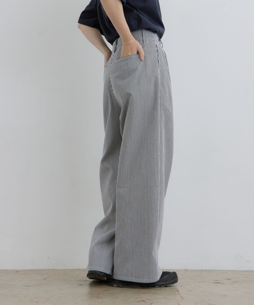 flaner(フラネ)の「Loose assort work pants / ルーズアソートワークパンツ(その他パンツ・レディース・ホワイト/グレー・MEDIUM/LARGE)」の10枚目の写真