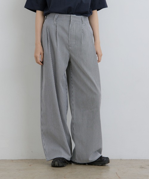 flaner(フラネ)の「Loose assort work pants / ルーズアソートワークパンツ(その他パンツ・レディース・ホワイト/グレー・MEDIUM/LARGE)」の12枚目の写真