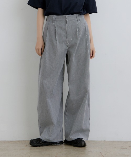flaner(フラネ)の「Loose assort work pants / ルーズアソートワークパンツ(その他パンツ・レディース・ホワイト/グレー・MEDIUM/LARGE)」の3枚目の写真
