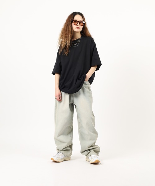 PRO CLUB (プロクラブ)の「PRO CLUB へビーウェイトワイド 無地TEEシャツ 半袖(Tシャツ/カットソー・メンズ・ホワイト/ブラック/ヘザーグレー・3XL/2XL/XL/L/S/M)」の15枚目の写真