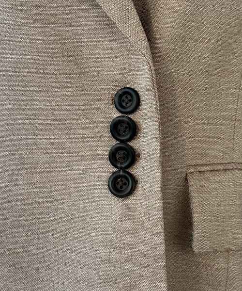 CAPRICIEUX LE'MAGE（カプリシューレマージュ）の「【サイズ展開あり】〈C.L〉リネンタッチテーラードジャケット（テーラードジャケット・レディース・ブラック/ベージュ・36/38）」の10枚目の写真