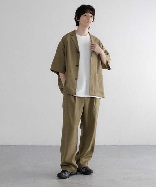 LOWRYS FARM(ローリーズファーム)の「SETUP可能【LFM(U)】ホップサックイージーワイドパンツ 603605(その他パンツ・メンズ・ブラウン/グレー・LARGE/MEDIUM)」の14枚目の写真