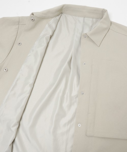 KBF（ケイビーエフ）の「ポケットディティールジャケット（その他アウター・レディース・ベージュ系その他/チャコールグレー/オフホワイト・ONE）」の17枚目の写真