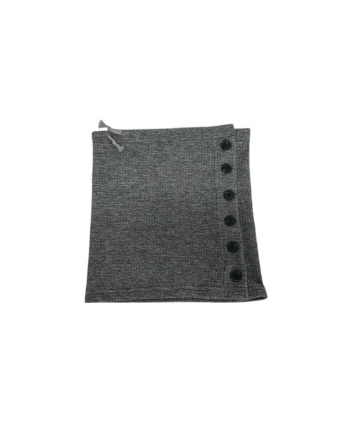 Never mind the XU / Chikashitsu+(ネバーマインド ザ エックスユー / チカシツプラス)の「【nmtc+】button neck warmer cap / 【エヌエムティーシープラス】ボタンネックウォーマーキャップ<着用動画あり>(ニットキャップ/ビーニー・メンズ・チャコール/グレー・ONE SIZE)」の12枚目の写真
