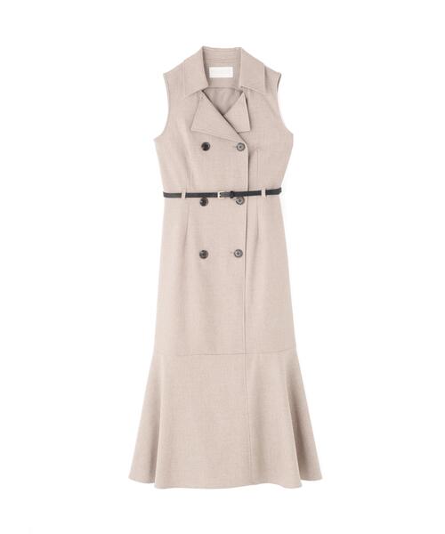 PROPORTION BODY DRESSING(プロポーションボディドレッシング)の「トレンチジャンスカワンピース / 1216140310(ワンピース・レディース・ベージュ/グレー/ブルー・MEDIUM/P/S/SMALL)」の12枚目の写真