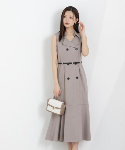 PROPORTION BODY DRESSING(プロポーションボディドレッシング)の「トレンチジャンスカワンピース / 1216140310(ワンピース・レディース・ベージュ/グレー/ブルー・MEDIUM/P/S/SMALL)」の15枚目の写真