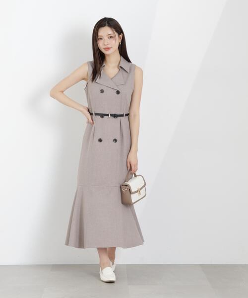 PROPORTION BODY DRESSING(プロポーションボディドレッシング)の「トレンチジャンスカワンピース / 1216140310(ワンピース・レディース・ベージュ/グレー/ブルー・MEDIUM/P/S/SMALL)」の18枚目の写真