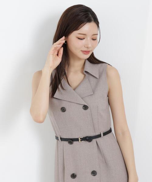 PROPORTION BODY DRESSING(プロポーションボディドレッシング)の「トレンチジャンスカワンピース / 1216140310(ワンピース・レディース・ベージュ/グレー/ブルー・MEDIUM/P/S/SMALL)」の21枚目の写真
