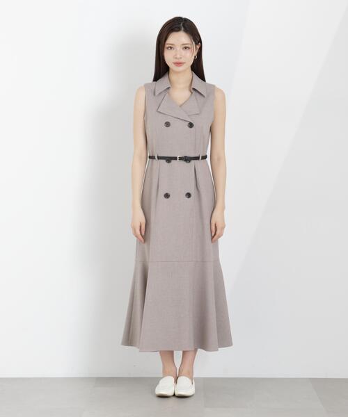PROPORTION BODY DRESSING(プロポーションボディドレッシング)の「トレンチジャンスカワンピース / 1216140310(ワンピース・レディース・ベージュ/グレー/ブルー・MEDIUM/P/S/SMALL)」の22枚目の写真
