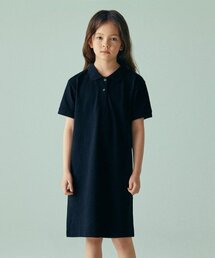 MUSINSA STANDARD KIDS（ムシンサスタンダードキッズ）の「[クールスタンダード] ピケポロワンピース [ネイビー]（ワンピース）」