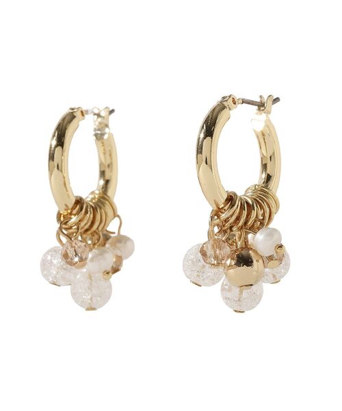 earth music&ecology（アースミュージックアンドエコロジー）の「ビーズミックスピアス（ピアス（両耳用）・レディース・ゴールド/シルバー・FREE）」の3枚目の写真