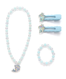 SLAP SLIP（スラップスリップ）の「【スラプリ】ウサギイチゴイルカヘアピン＋ネックレス＋ブレスレットセット（ネックレス）」