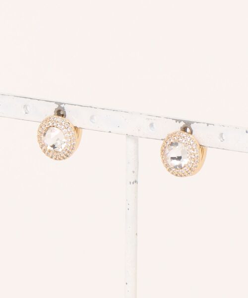 チャイハネ（チャイハネ）の「【チャイハネ】エキビジューピアス（ピアス（両耳用）・レディース・グリーン/クリア/ピンク/イエロー/ブラック・FREE）」の5枚目の写真